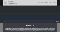 Desktop Screenshot of lelandlaw.ca